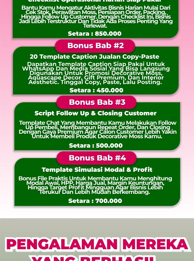 E-Book Bisnis Decorative Moss section 5